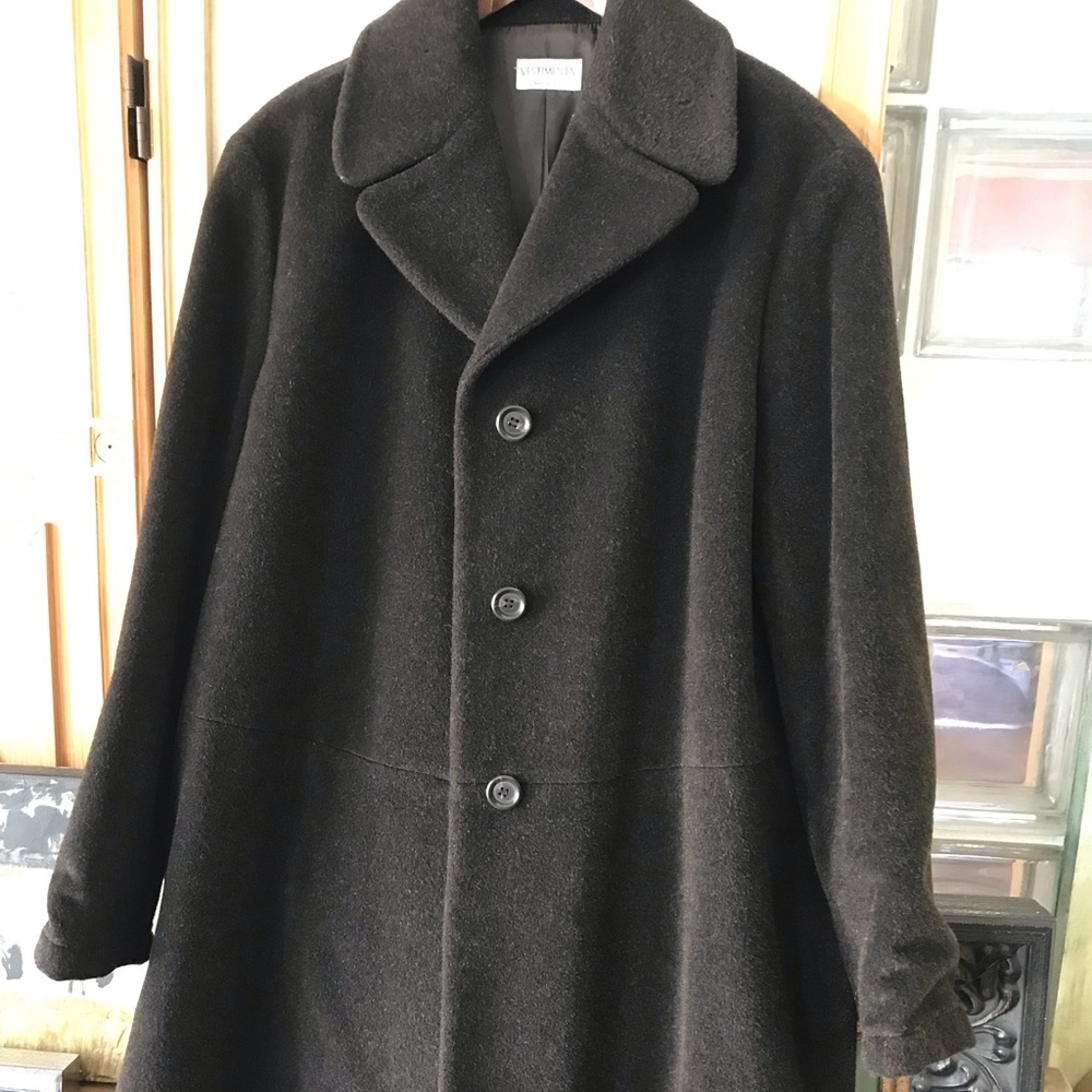 Vestimenta Italy classic brown wool jacket Lg. On Sale reduced